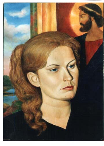 Картина «Портрет)» художника Александра Исачева.