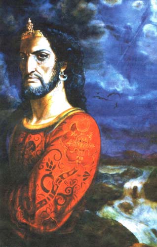 Painting  «Tamerlan» of the artist Alexander Isachev.