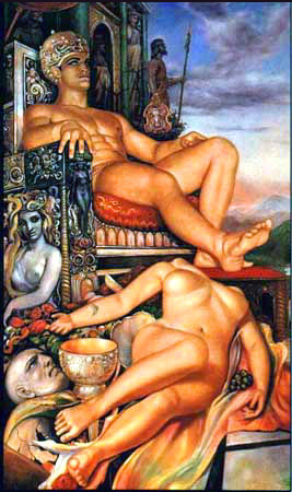Картина «Повелитель» художника Александра Исачева.
