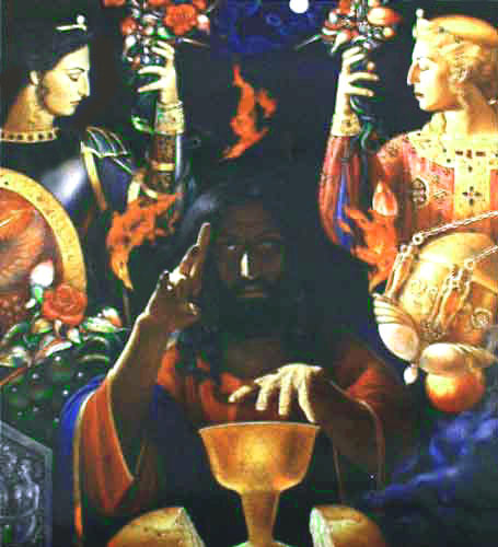 Картина «Благословение » художника Александра Исачева.
